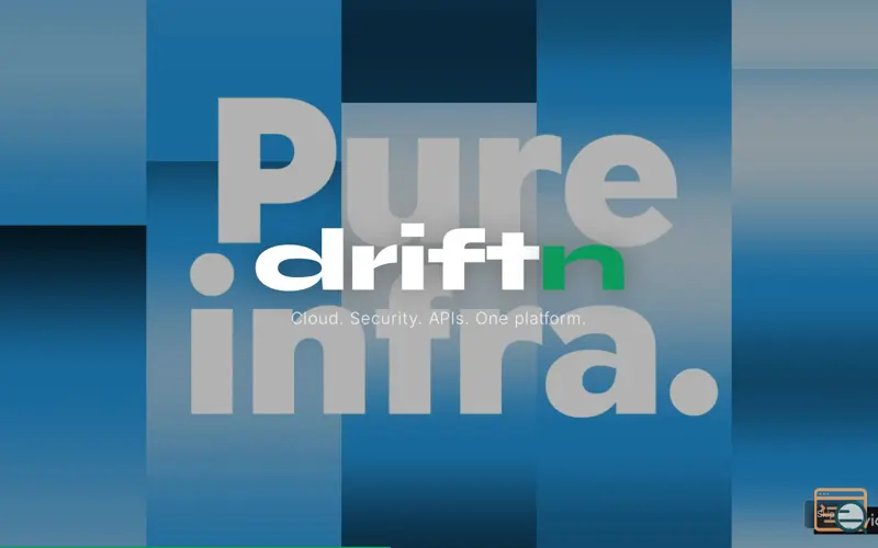Screenshot of Driftn, a launch using Anime.js