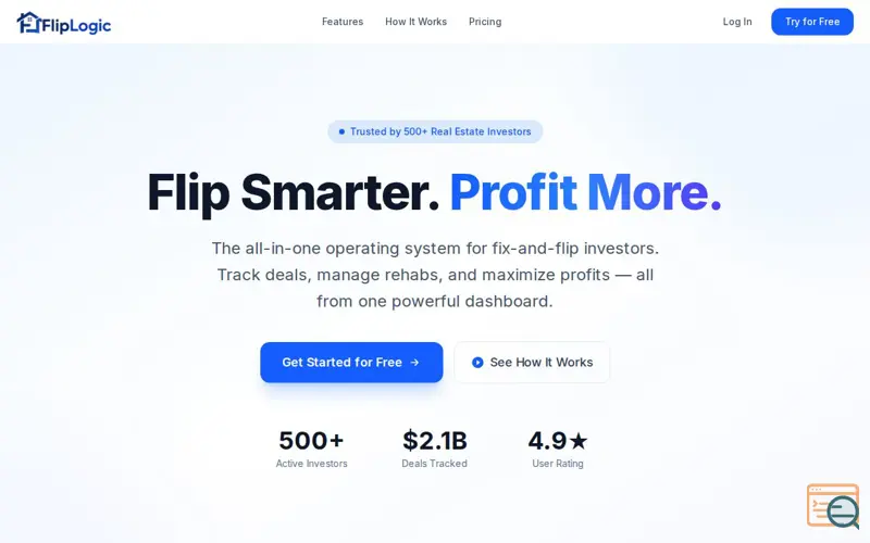 Screenshot of FlipLogic
