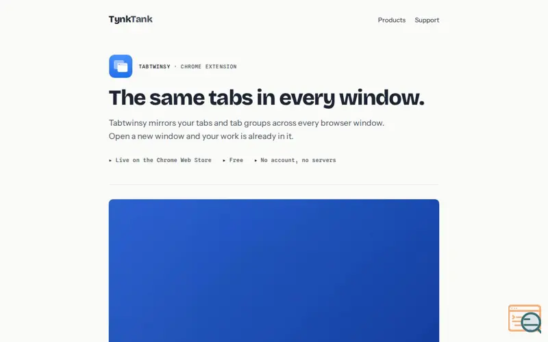 Screenshot of Tabtwinsy