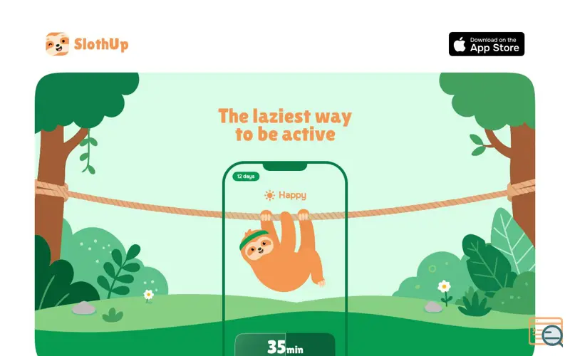 Screenshot of SlothUp