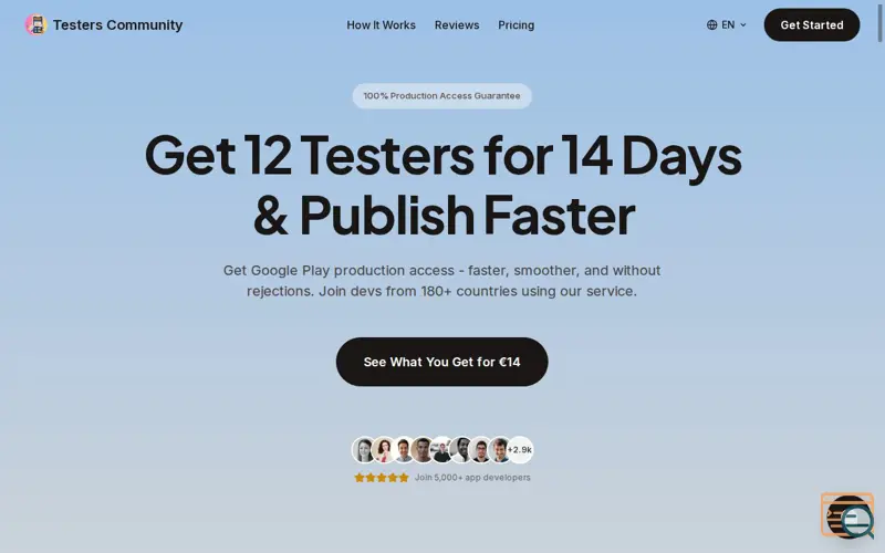 Screenshot of Testers Community