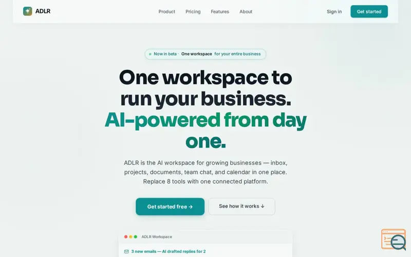 Screenshot of ADLR