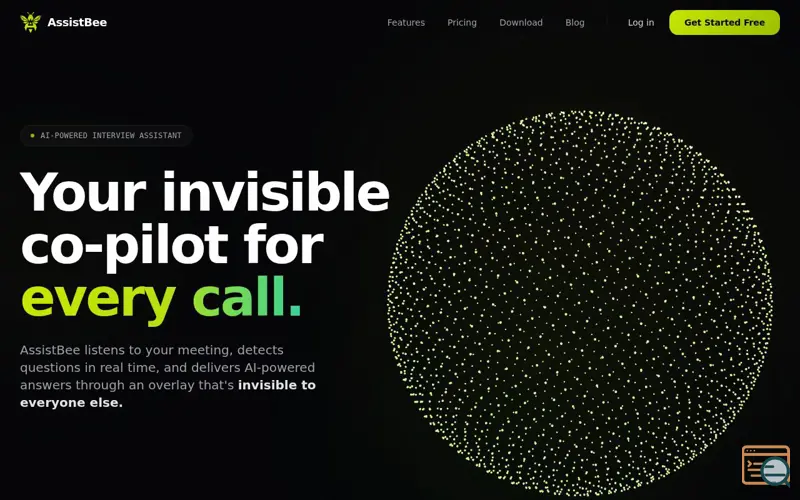 Screenshot of AssistBee