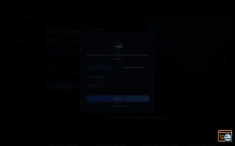 Screenshot of Fantasy HQ