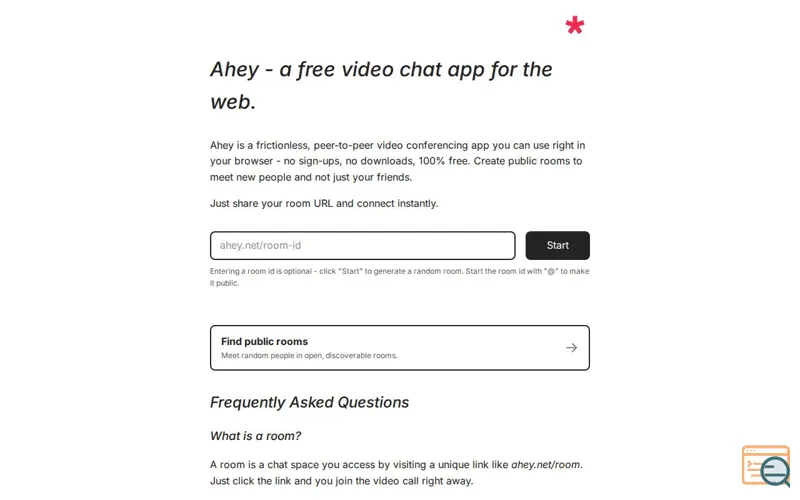Screenshot of Ahey