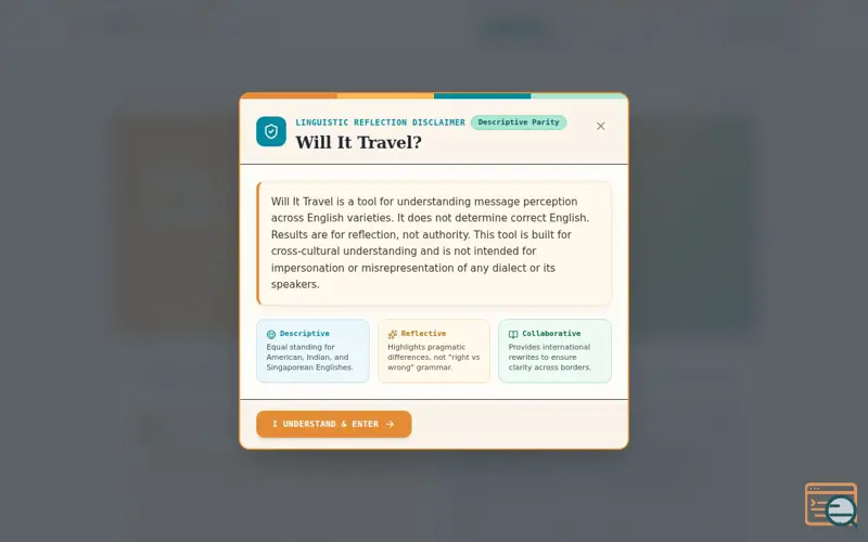 Screenshot of WIT
