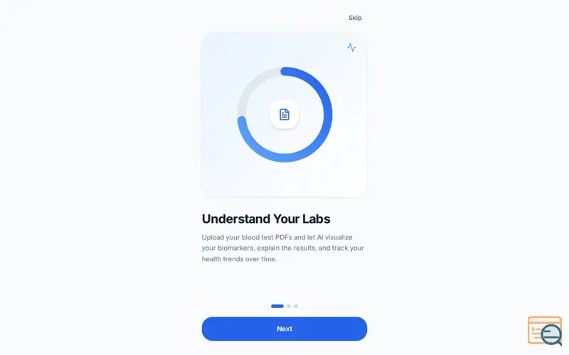 Screenshot of  Healthmate