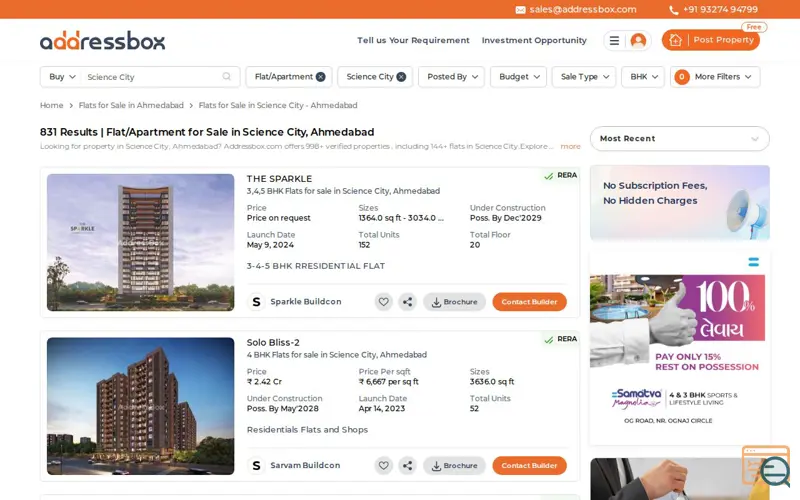 Screenshot of Addressbox.com