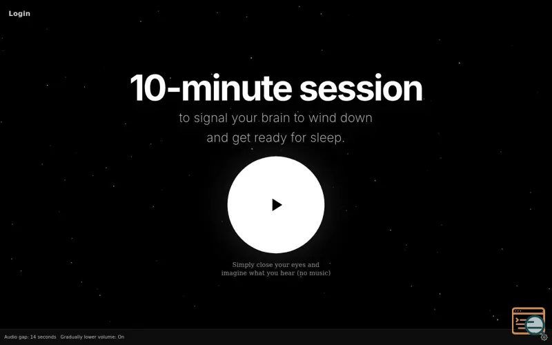 Screenshot of sleepsignal.app