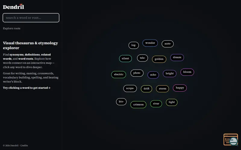 Screenshot of Dendril