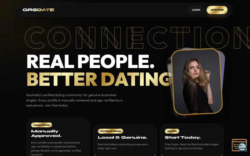Screenshot of GR8DATE