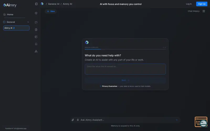 Screenshot of Baisis