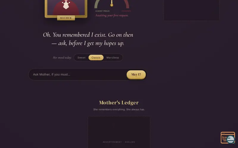 Screenshot of Mother, May I?