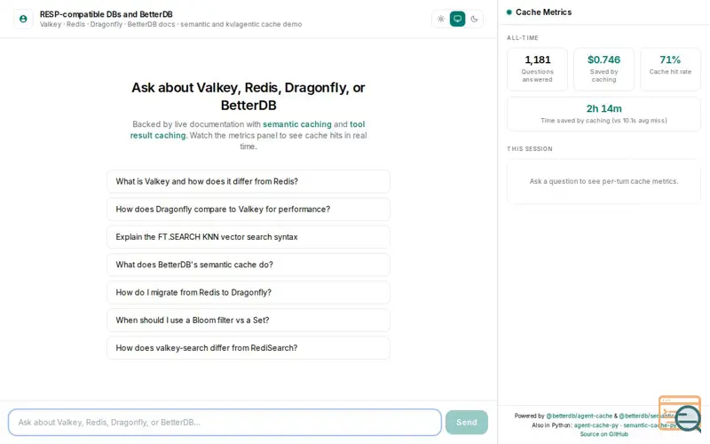 Screenshot of Chat