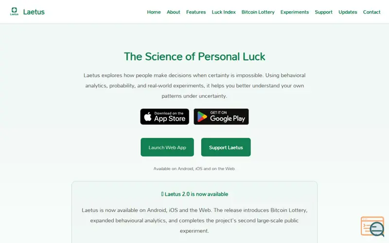 Screenshot of Laetus