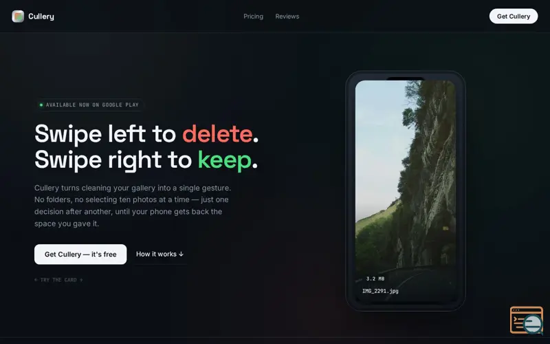 Screenshot of Cullery