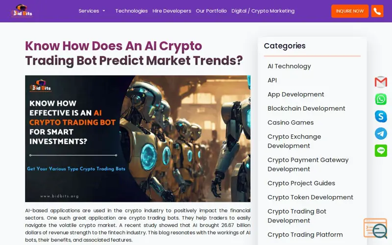 Screenshot of AI Crypto Trading Bot