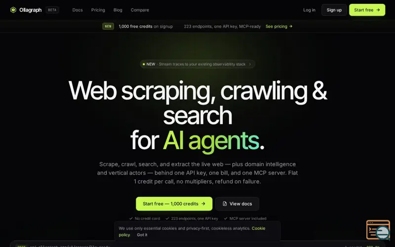 Screenshot of Ollagraph