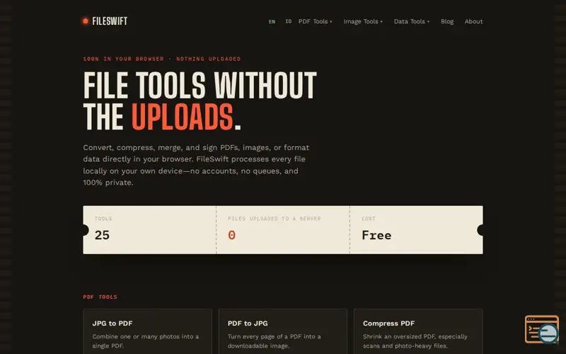 Screenshot of FileSwift