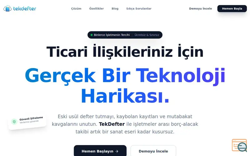 Screenshot of TekDefter