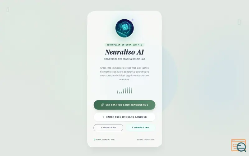 Screenshot of Neuraliso AI 