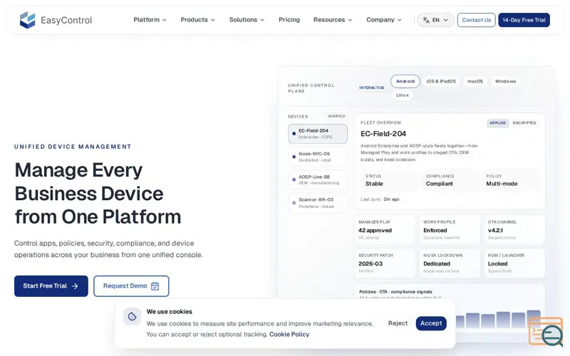 Screenshot of EasyControl