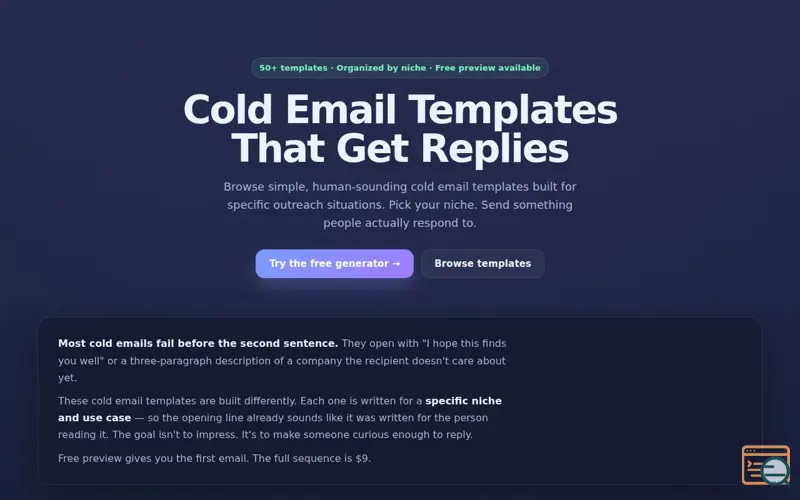 Screenshot of Cold Email Sequence That Gets Replies