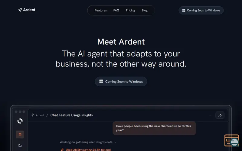 Screenshot of Ardent
