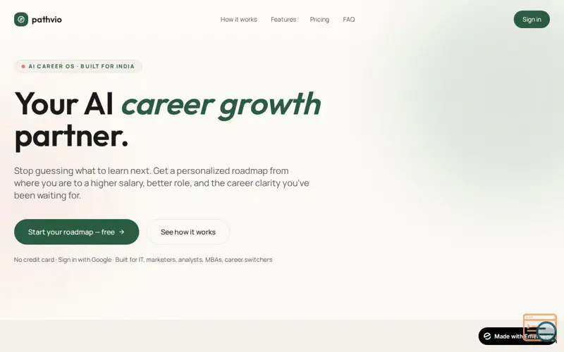 Screenshot of Pathvio