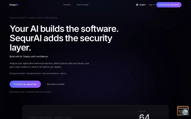 Screenshot of Sequrai