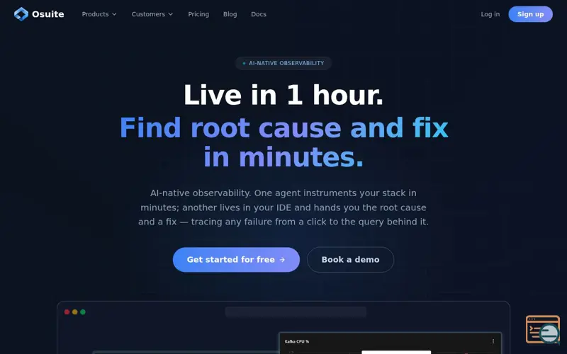 Screenshot of Osuite
