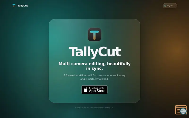 Screenshot of TallyCut