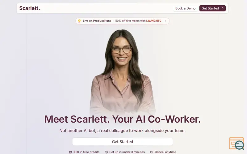 Screenshot of Scarlett.