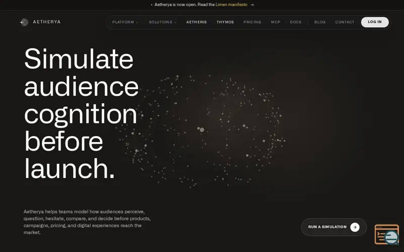 Screenshot of Aetherya