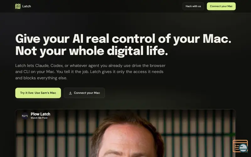 Screenshot of Plow Latch - Local AI Desktop Manager