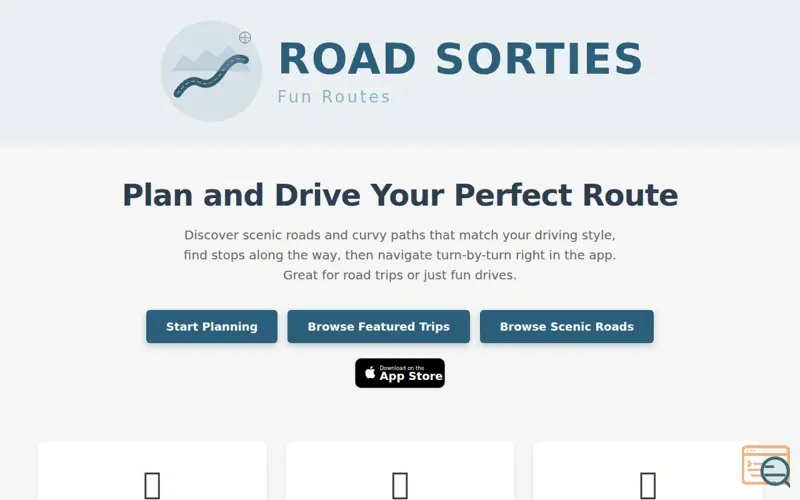 Screenshot of Road Sorties