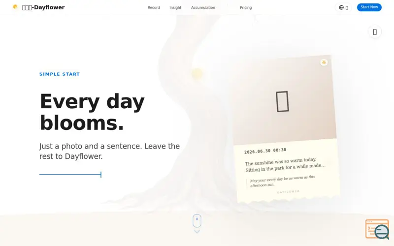 Screenshot of Dayflower