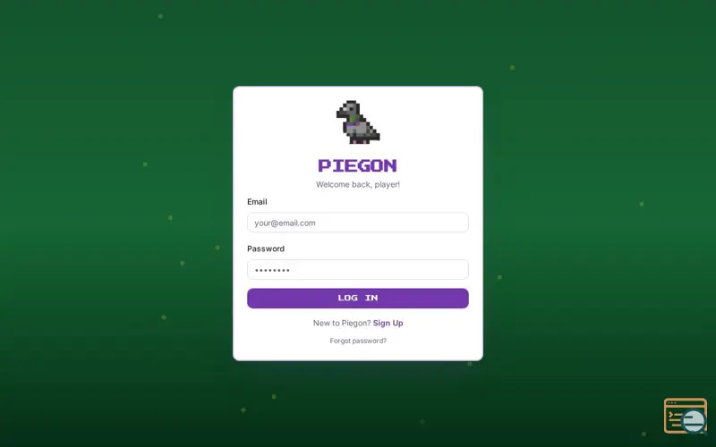 Screenshot of Piegon