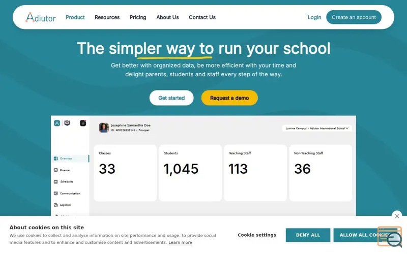 Screenshot of Adiutor 