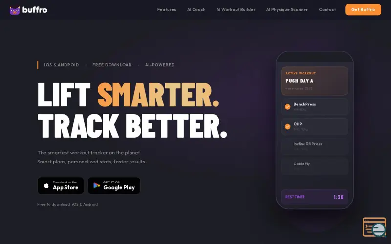 Screenshot of Buffro