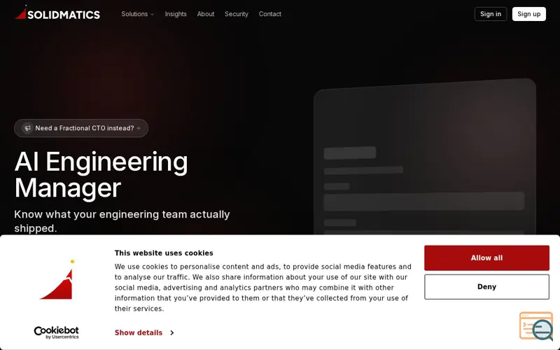 Screenshot of Solidmatics