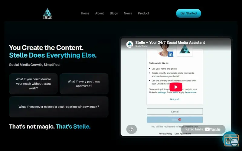 Screenshot of Stelle World
