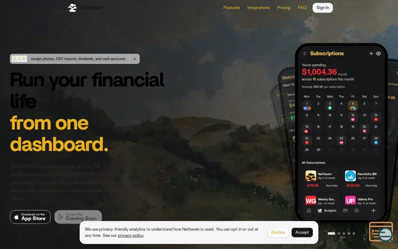 Screenshot of NetHaven