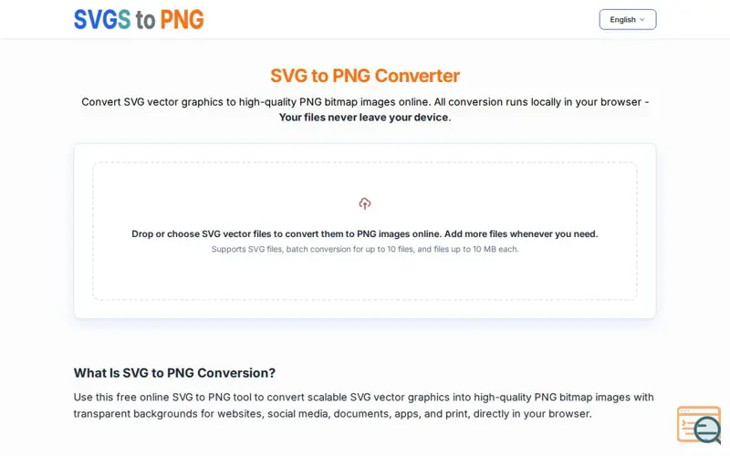 Screenshot of SVG to PNG