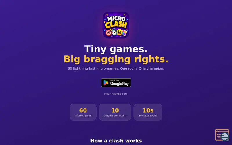 Screenshot of MicroClash