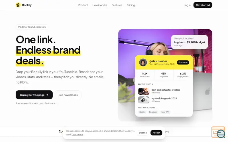 Screenshot of Bookily