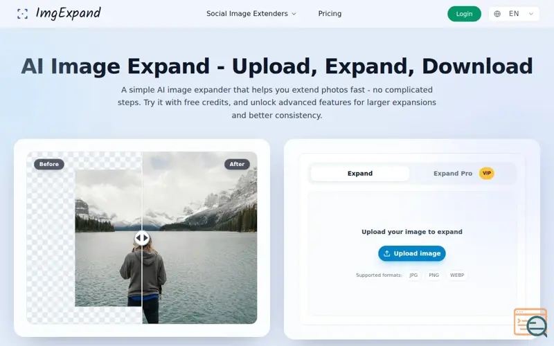 Screenshot of Imgexpand