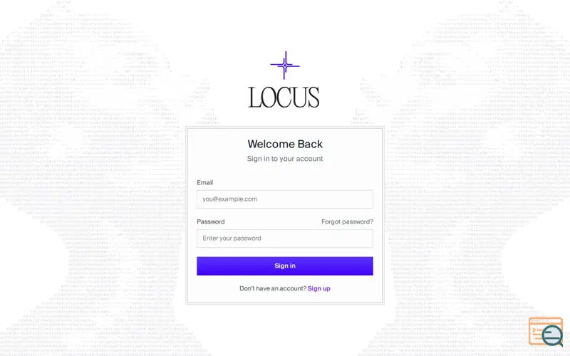 Screenshot of Locus Build