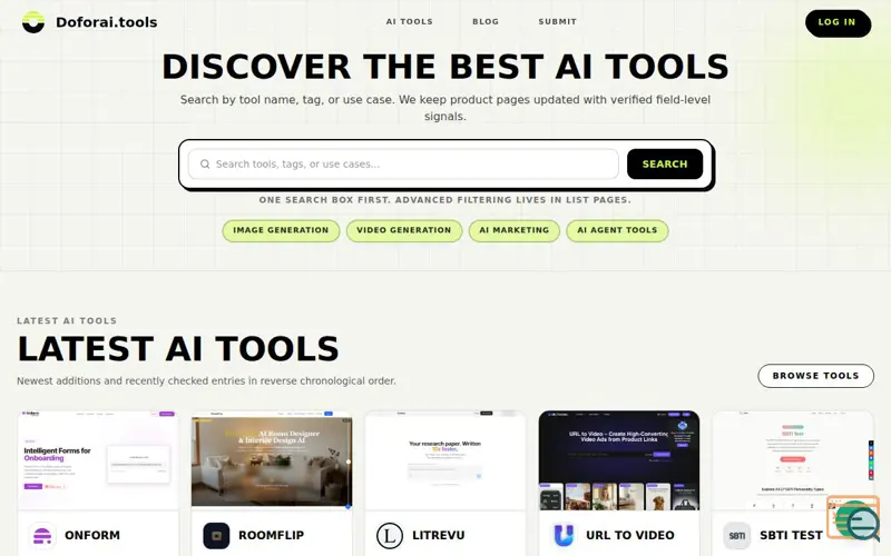 Screenshot of Doforai