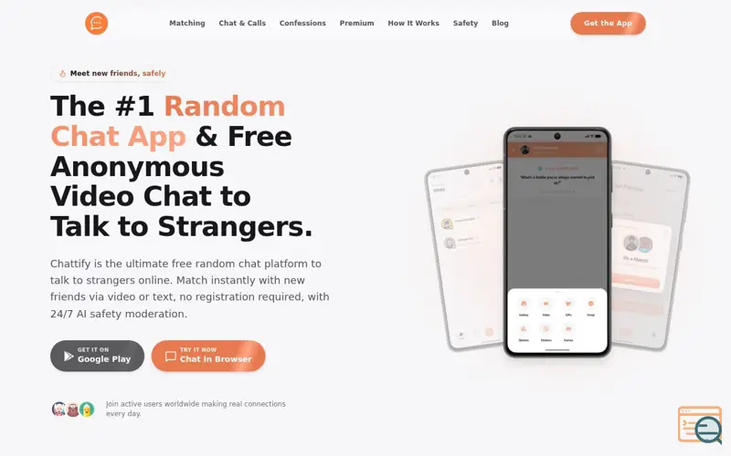 Screenshot of Chattify